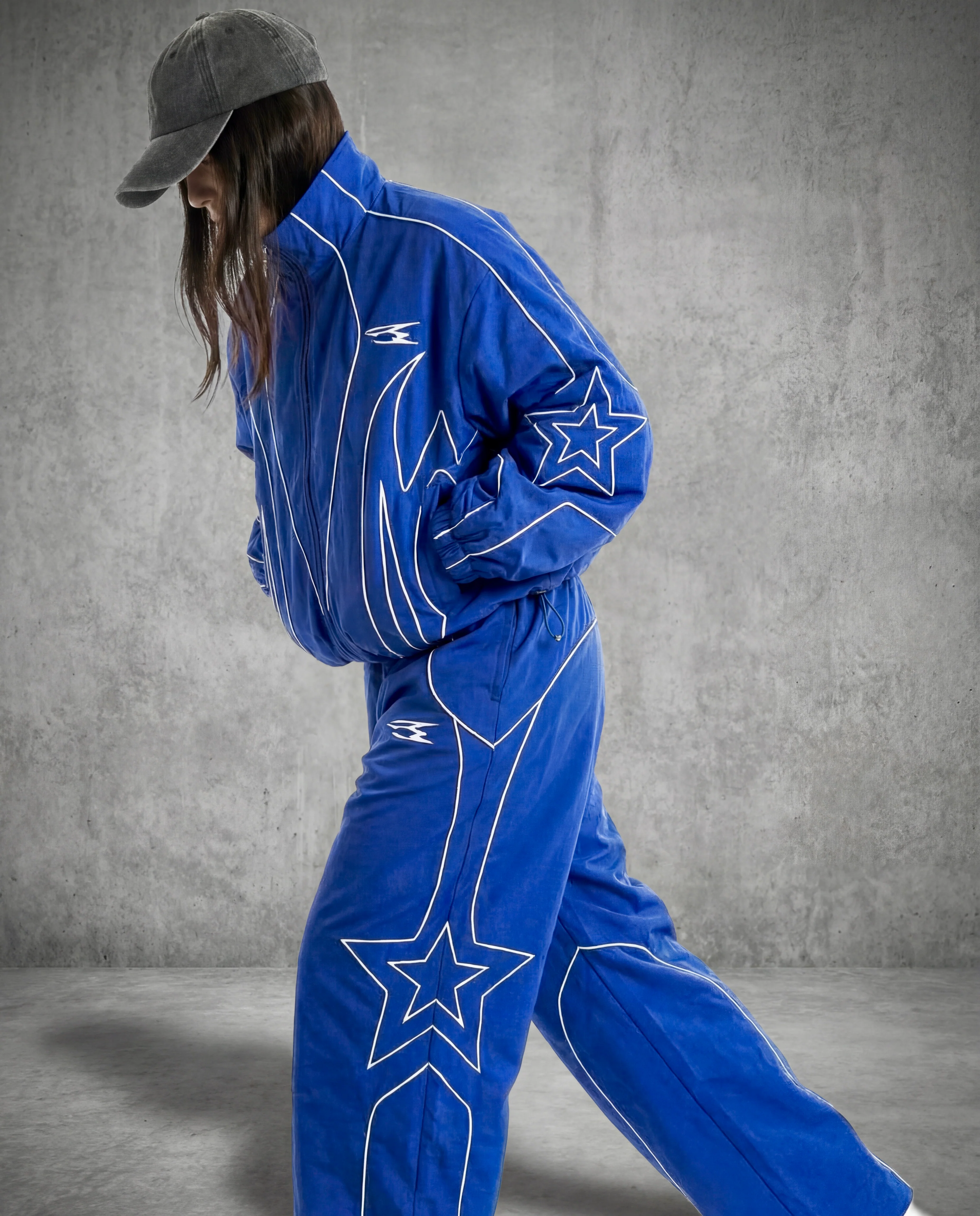 AURA TRACKSUIT TOP BLUE - Image 3