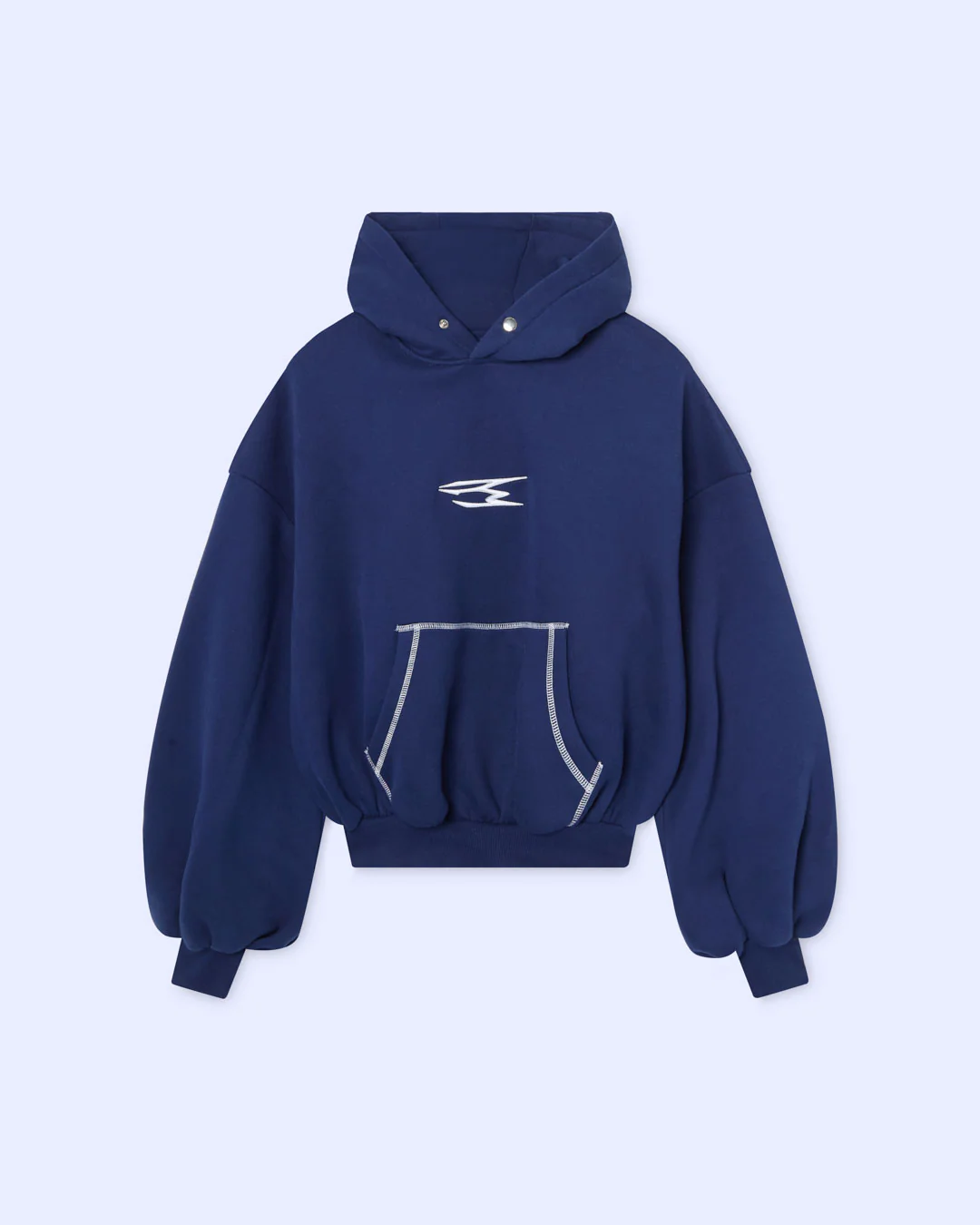 IRONIC HOODIE NAVY - Image 6